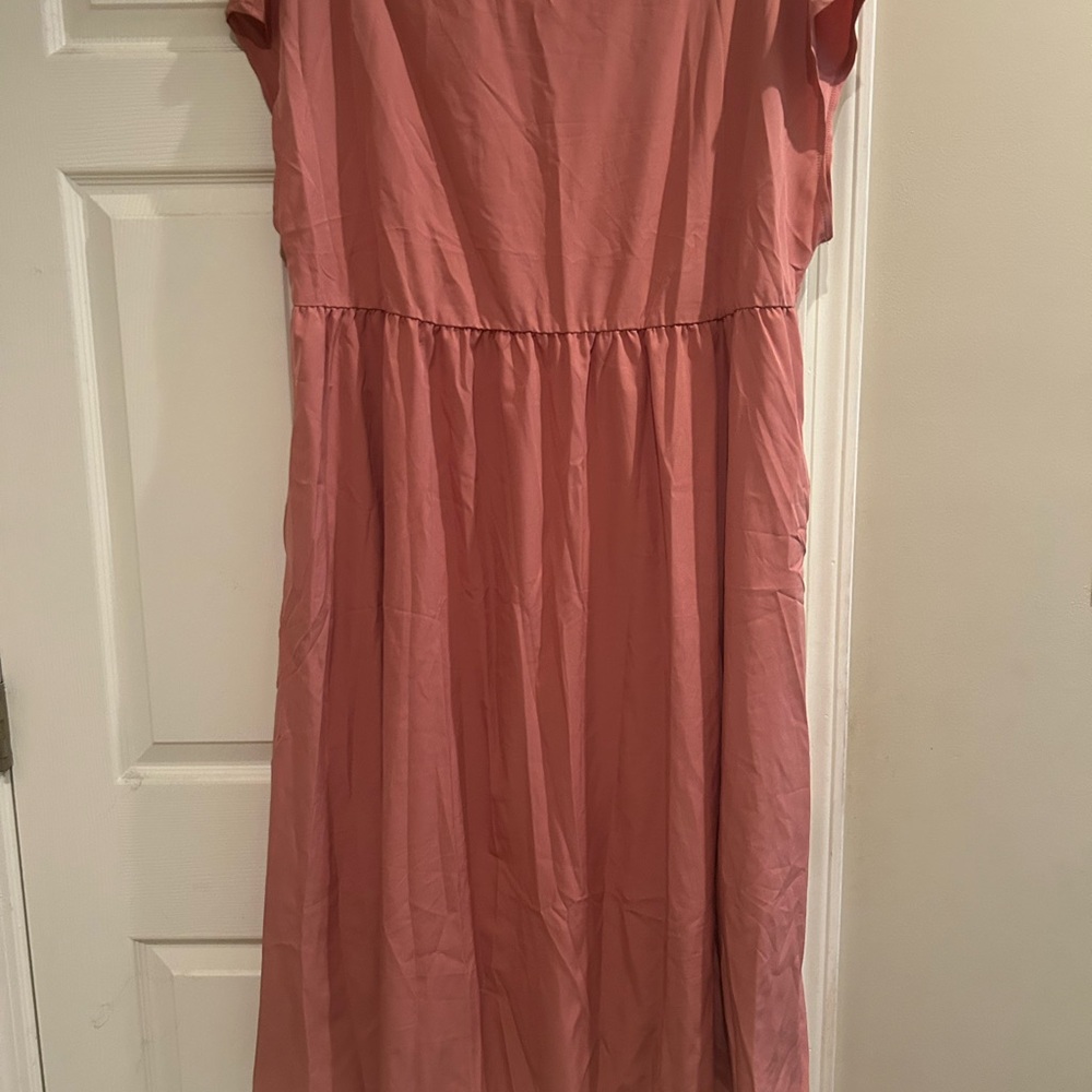 SHEIN Curve Dusty Pink Top